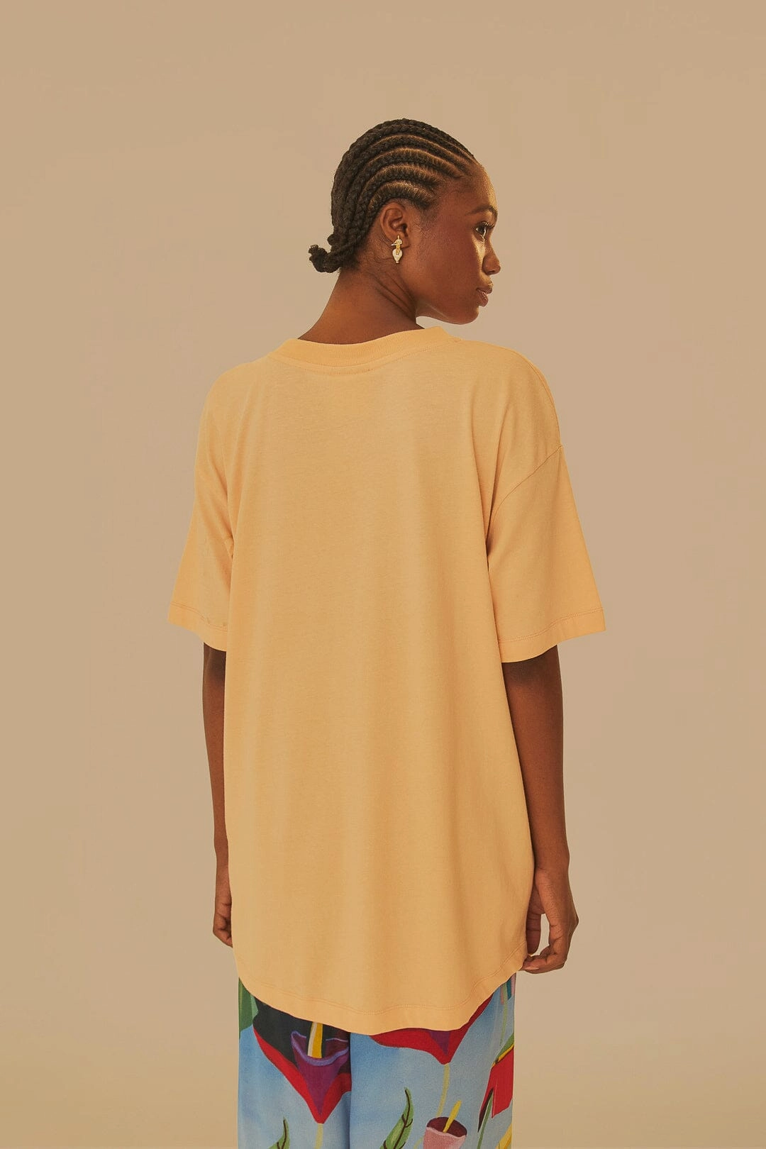 Comfy Layering Everyday Wear Urucum Relaxed T-Shirt