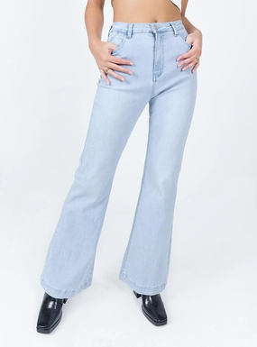 Better With You Jeans Light Wash Denim Relax Fit Home Comfort Weekend Warrior