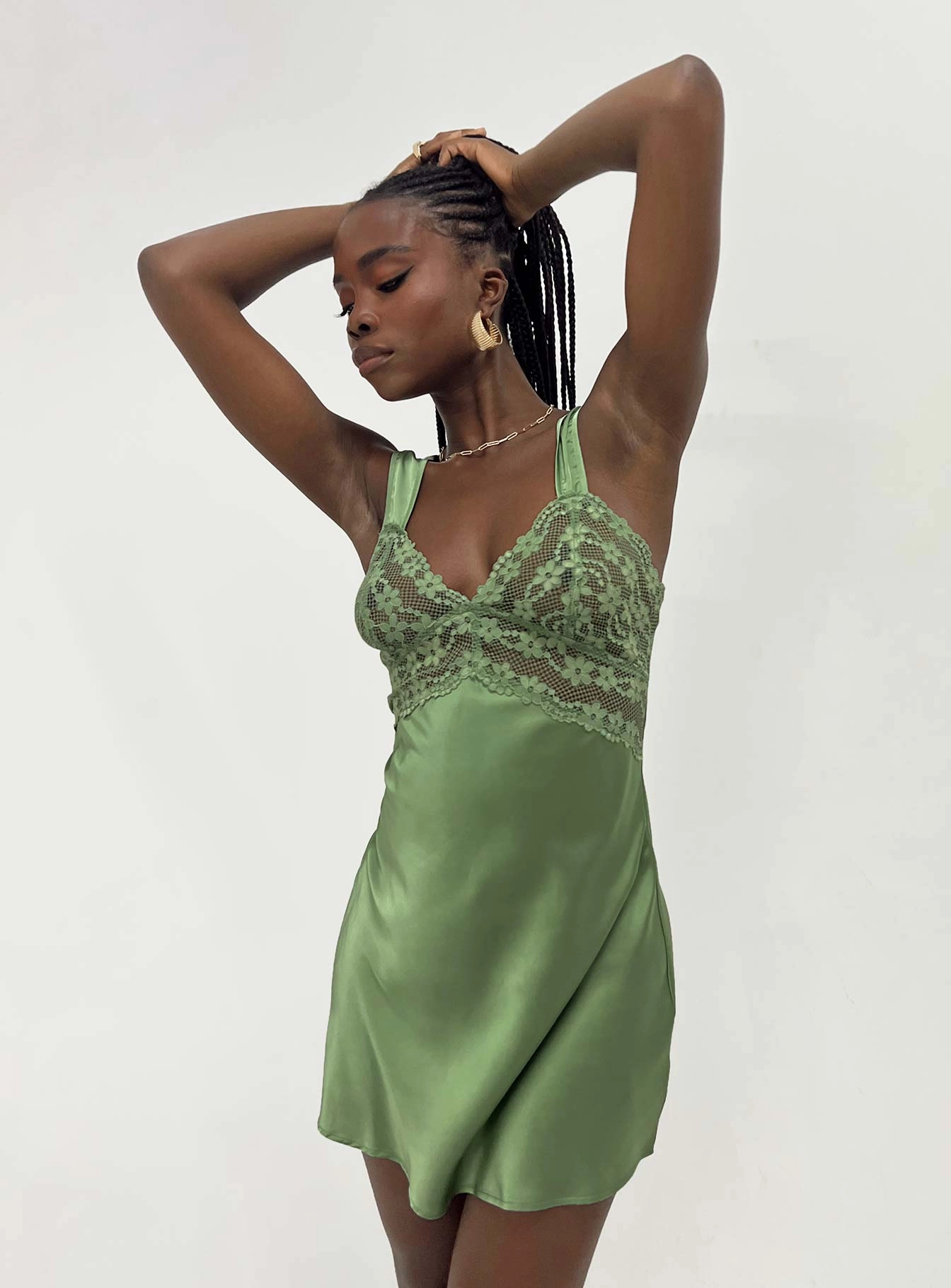 Charming Fit Bel Air Mini Dress Green