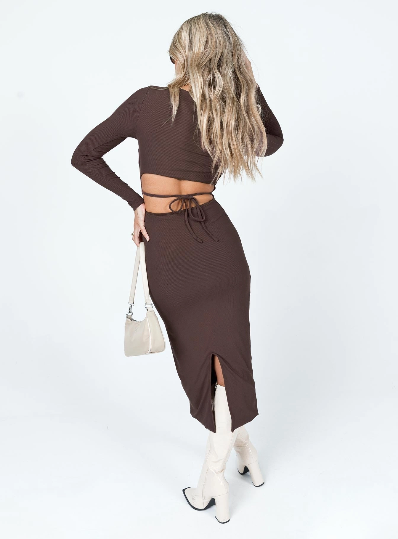 Family Joy Nolan Midi Dress Brown