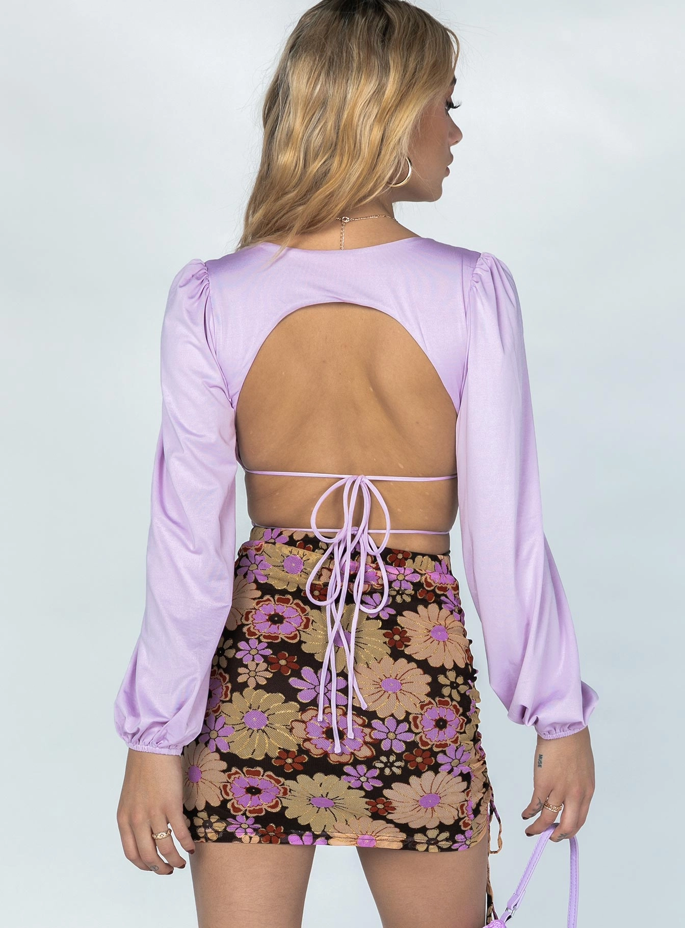 Rylan Mini Skirt Purple Weekend Ready
