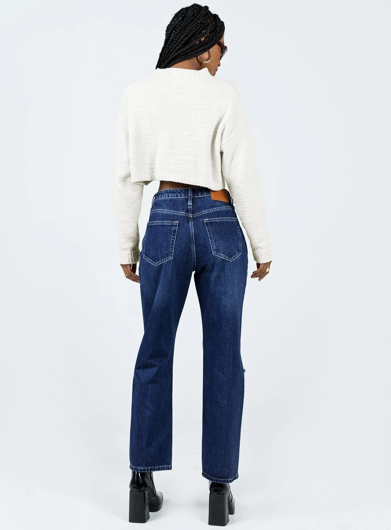 Fairmount High Rise Straight Leg Jean Dark Wash Denim Morning Ready