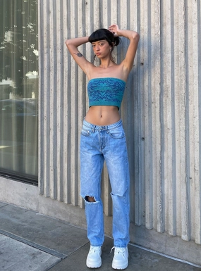 Casual Staple Fairmount Straight Leg Jean Light Wash Denim