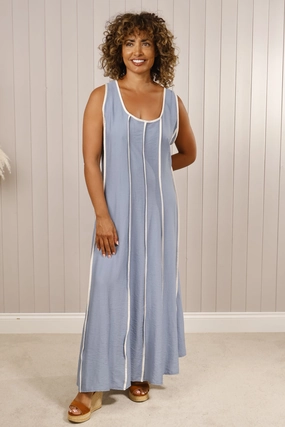 Charlie Panel Dress Blue Fresh Form
