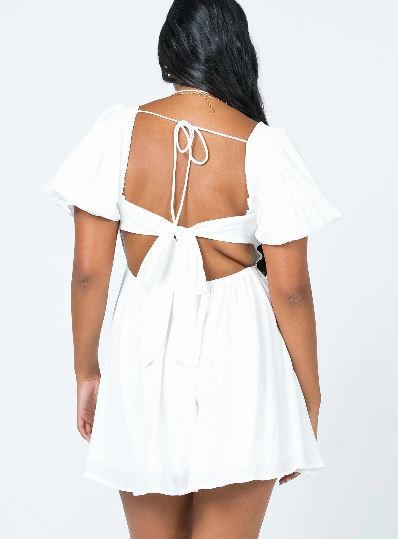 Cool Structure Dani Mini Dress White