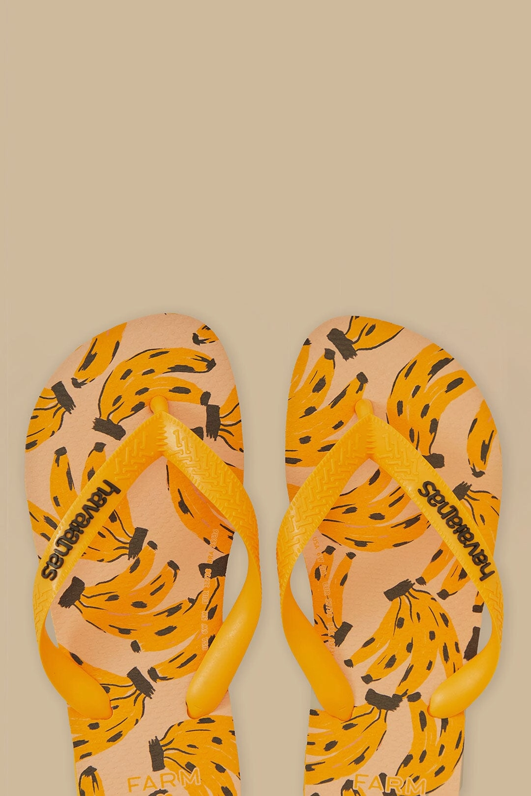 Farm Bananinha Havaianas Sandals Lightweight Footwear Flexible Soft