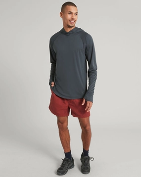 Men's SUN-Stopper Hoodie - Graphite Breathable Knitwear Snuggle Style