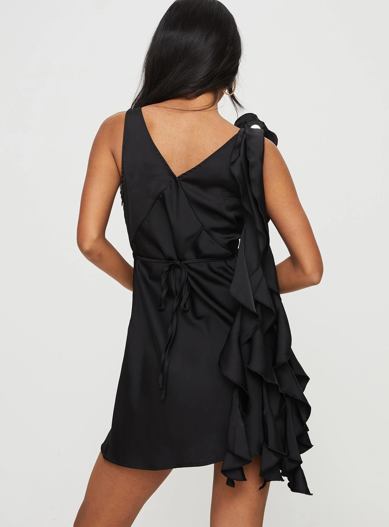 Sova Flower Mini Dress Black New Spirit Brunch Glow