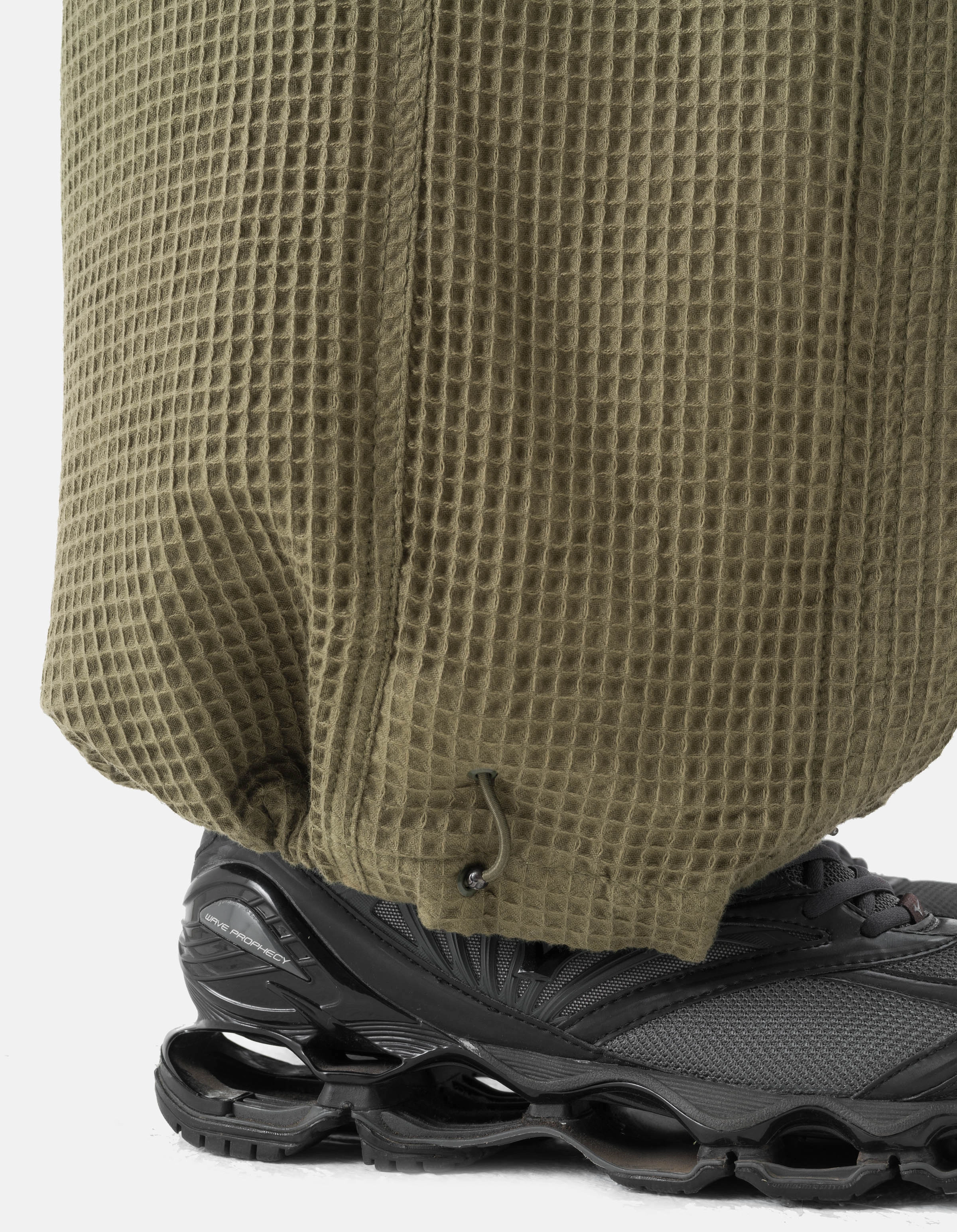 Mesh Comfort Wrinkle resistant fabric 6203 Waffle Hakama Pants Olive