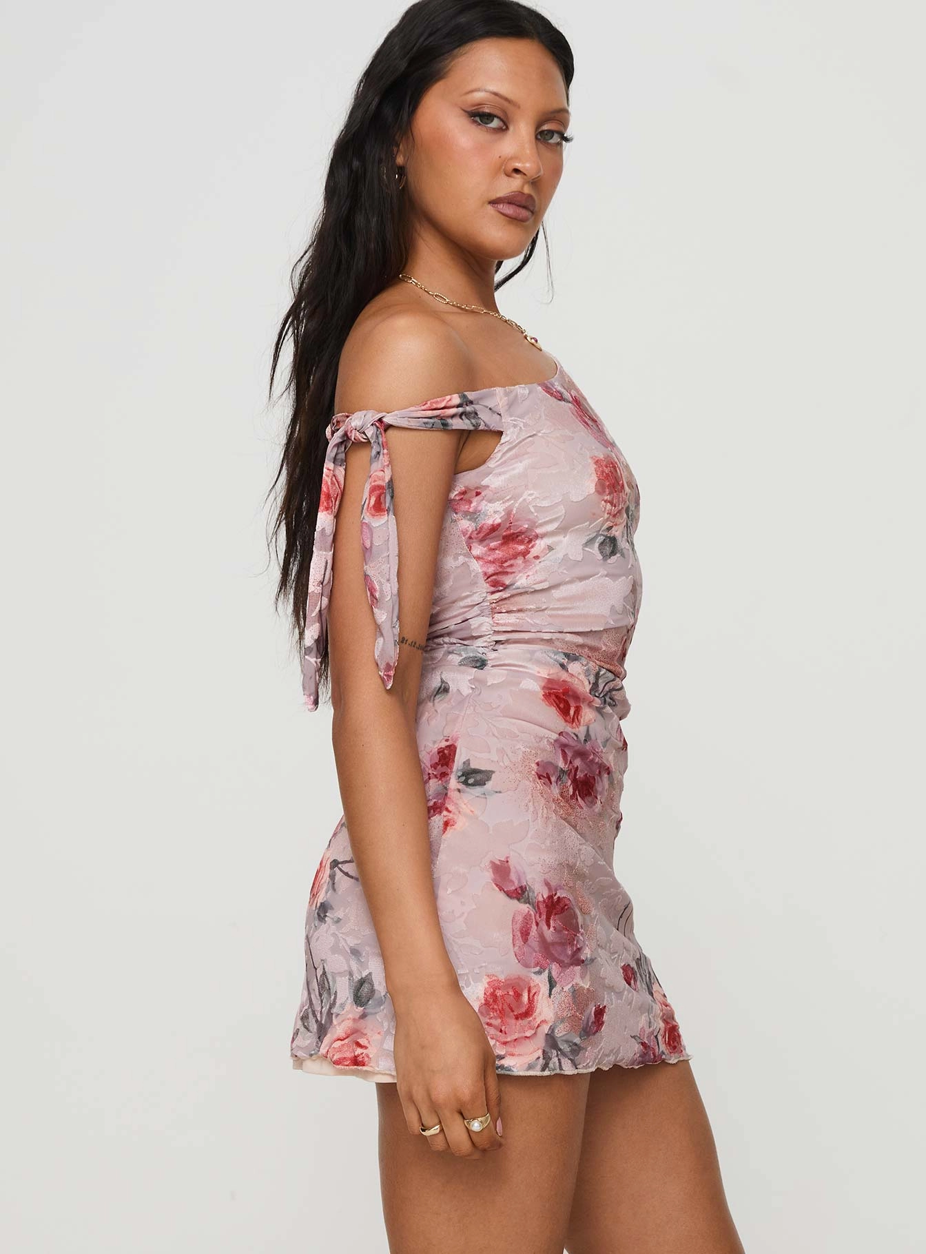Music Up Asymmetrical Mini Dress Multi Chic Fit Wear