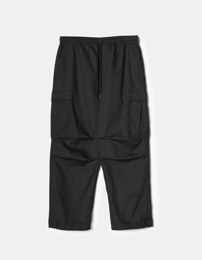 Travel Comfort 7110 Hemp Utility Cargo Track Pants Black