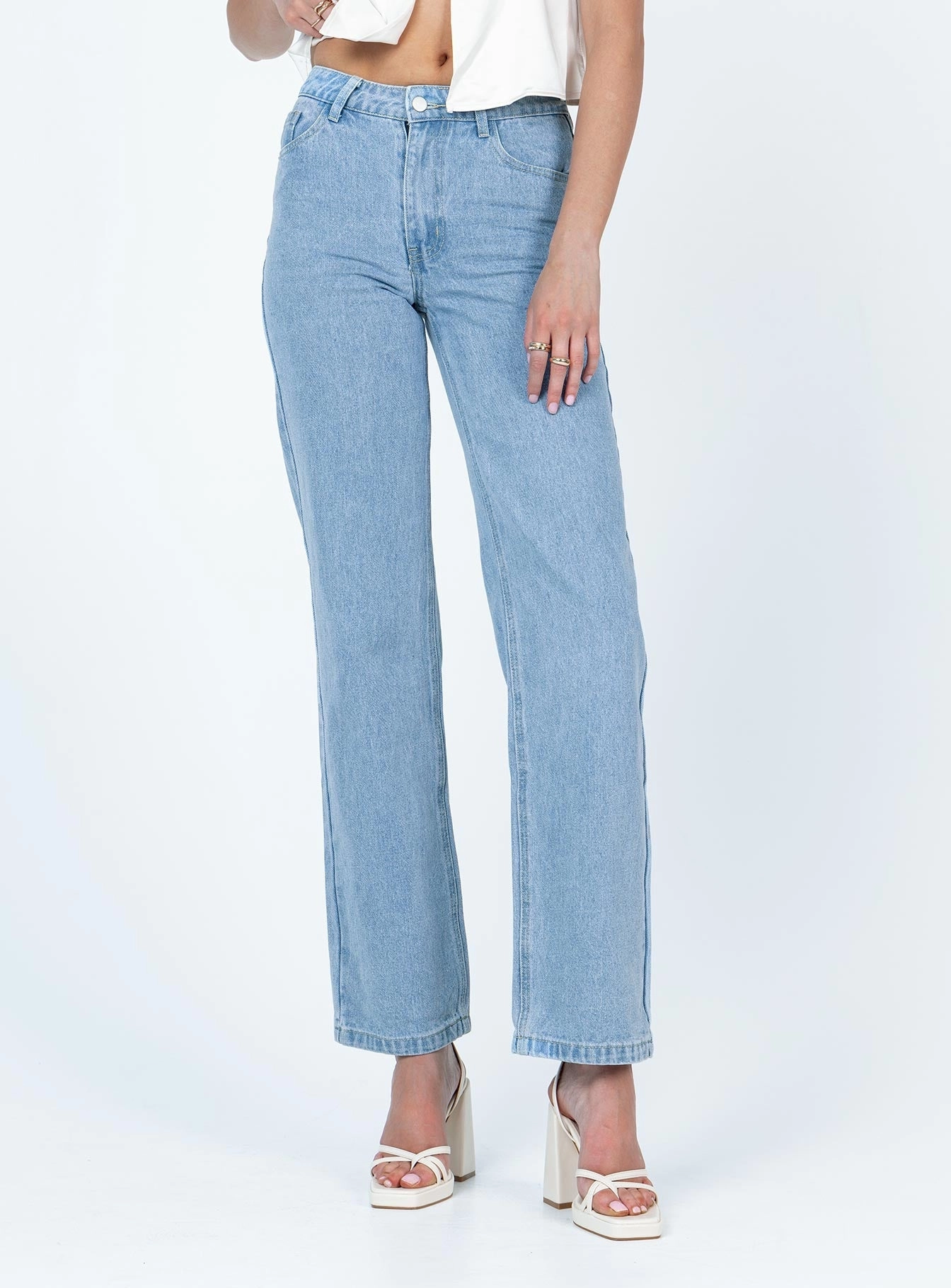 Maverick Mid Waist Jean Denim Sustainable Road Trip All Size Fit