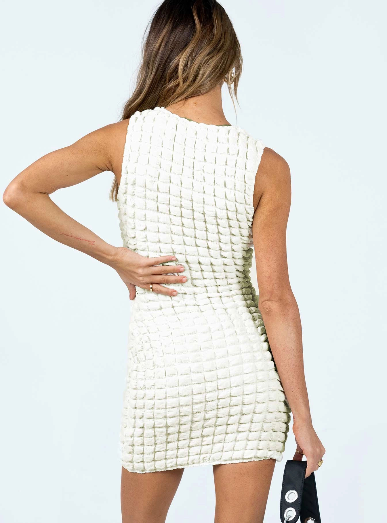 Kendrick Mini Dress Cream Must-have Smart Blend