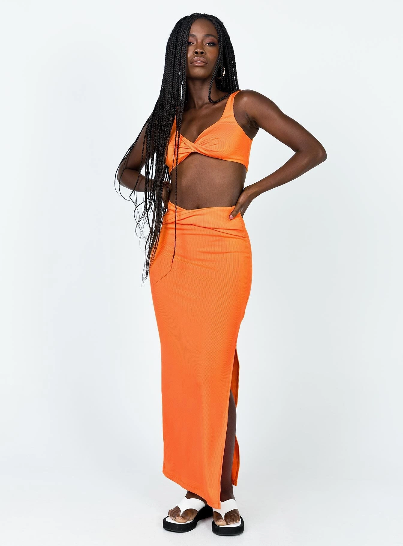 Jessie Set Orange City Mood Tagless label