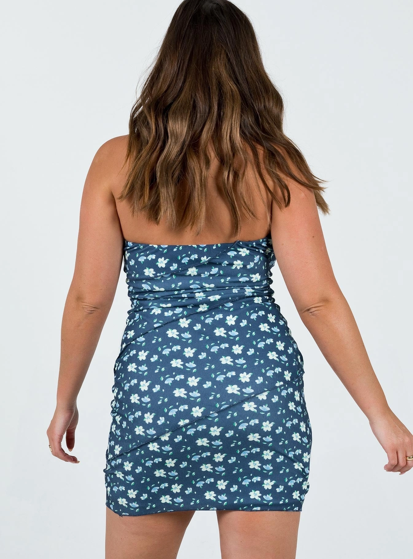 Oscar Mini Dress Navy Floral Spring Ready