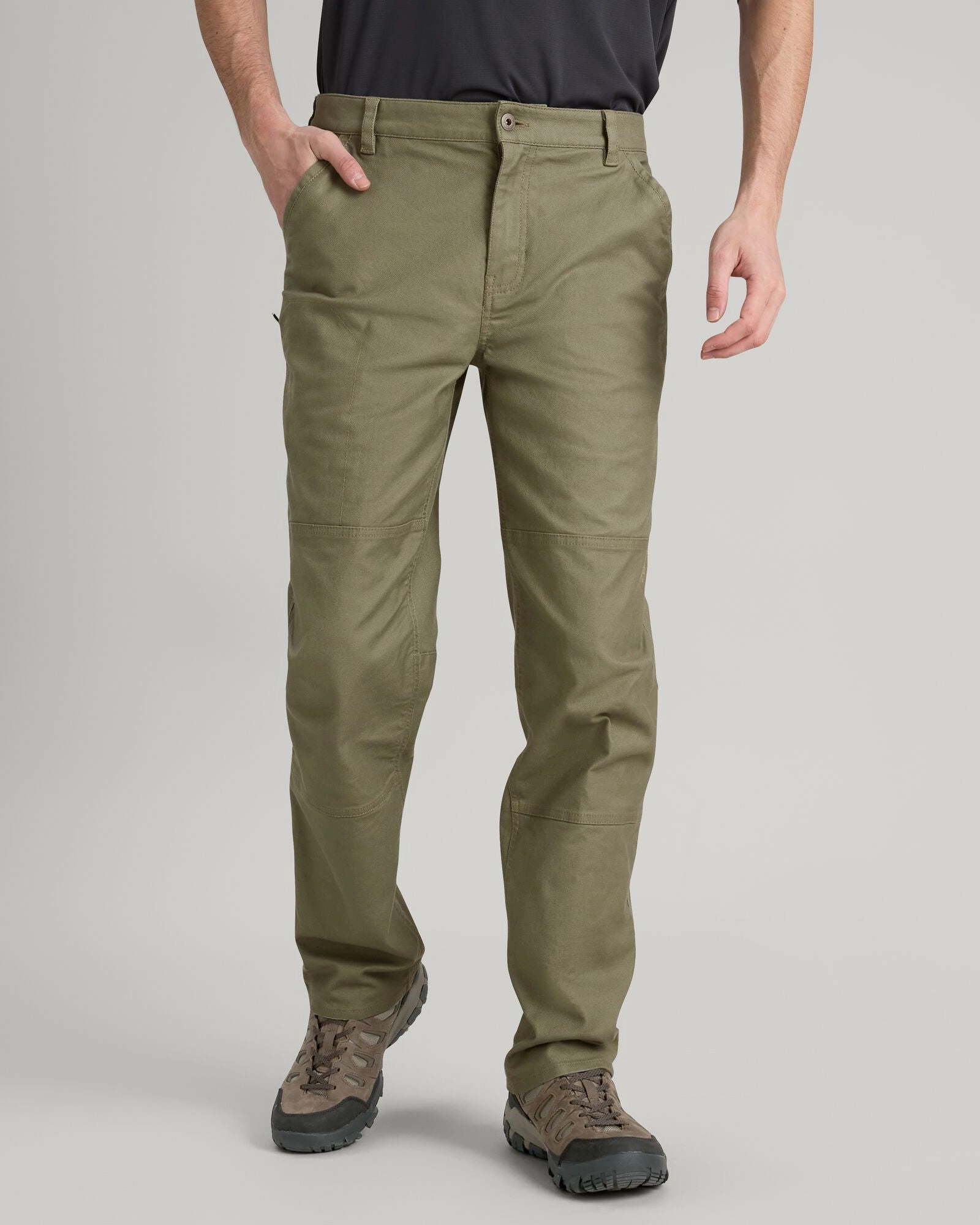 SeamlessConstruction Quick Comfort Fit Men's TRL-Tough Pants - Beech