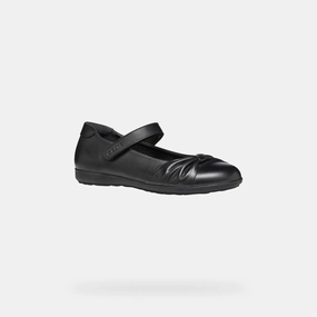 Geox Black Iberide Mary-Jane Shoe Earth Tone Moon Hike