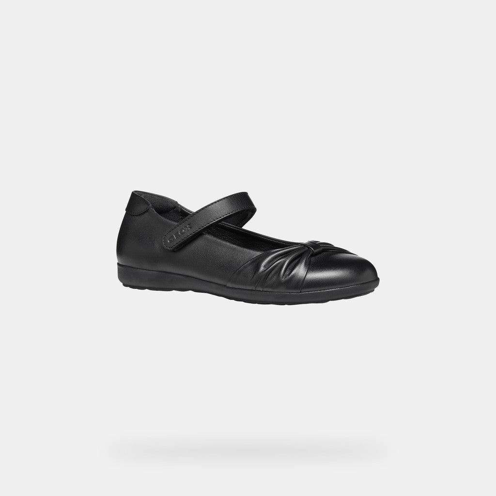 Geox Black Iberide Mary-Jane Shoe Minimalist Look Gel cushion