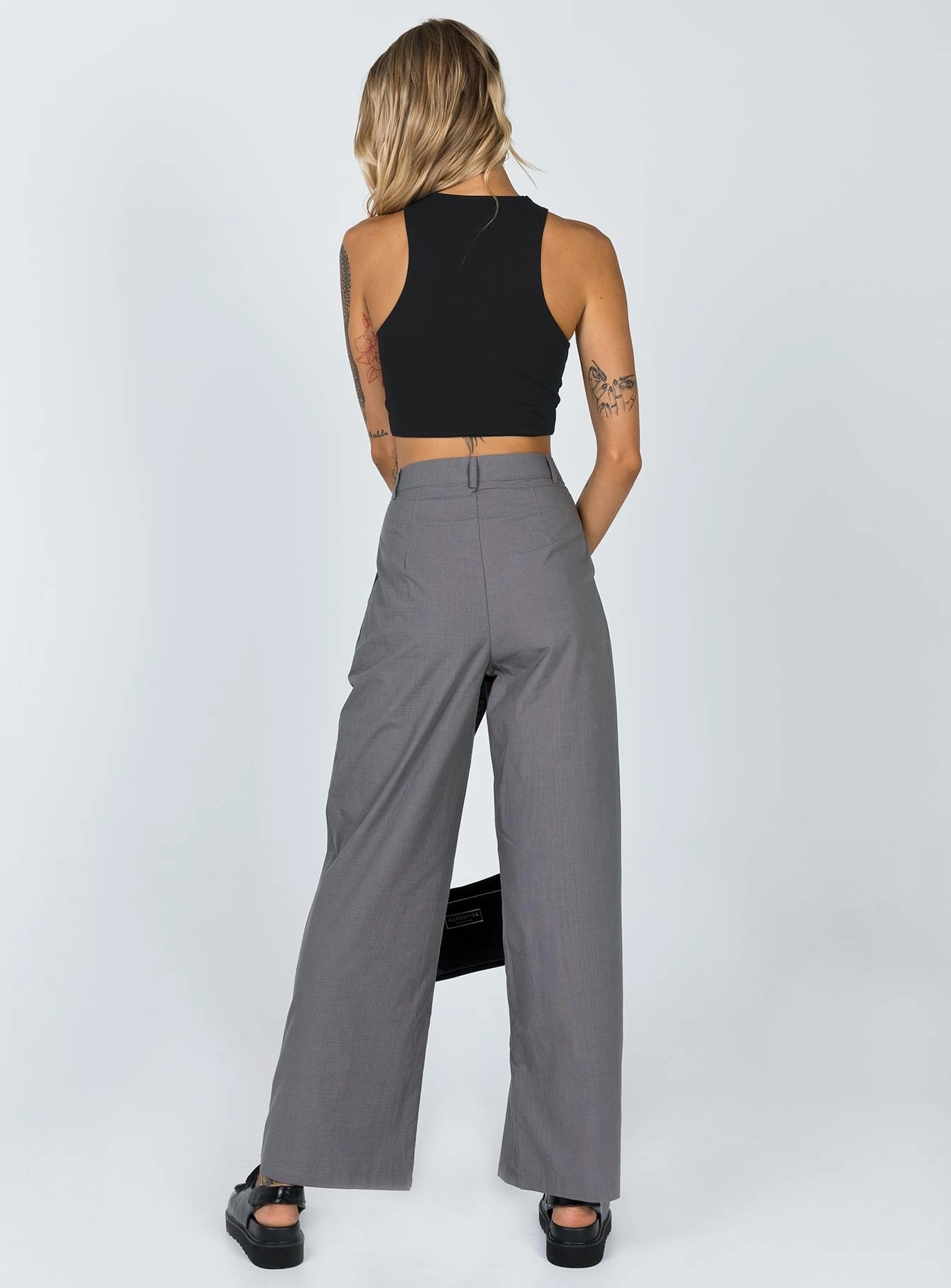 Betsy Pants Grey Comfy All-Day Non Irritating