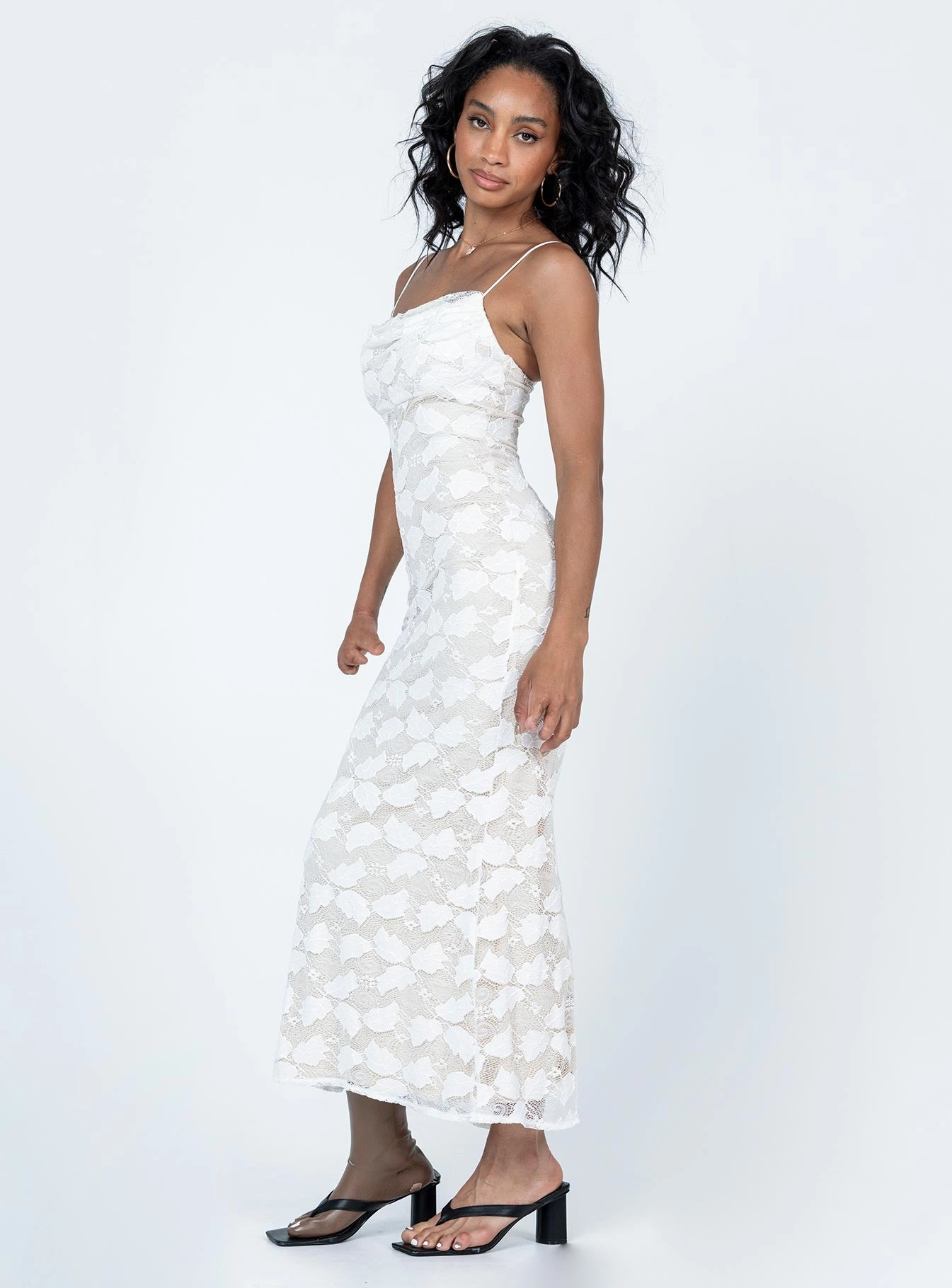Azra Maxi Dress White Refined Stitch Stylish Comfort