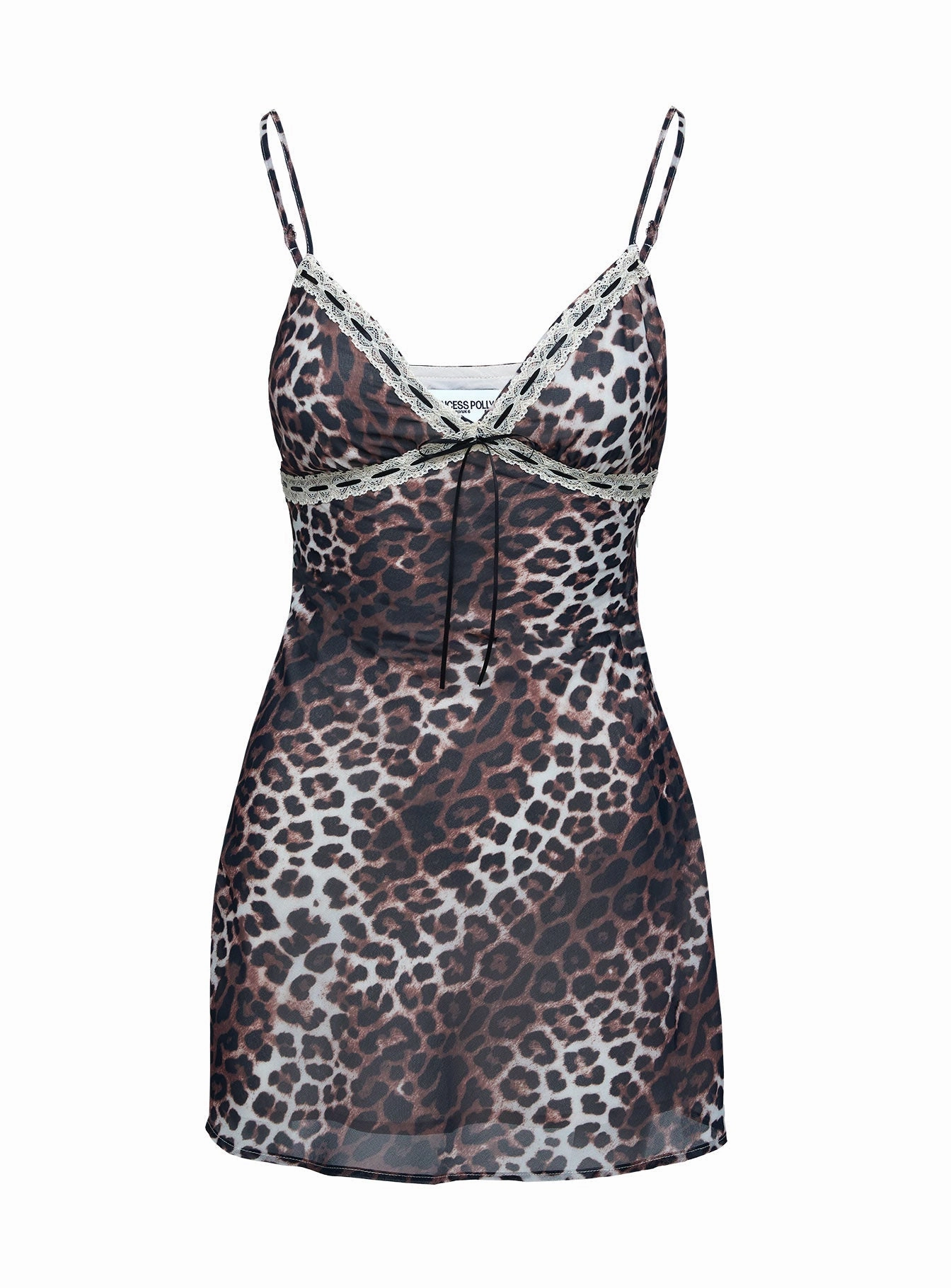 Texture Mood Work Favorite Karena Mini Dress Leopard Tall