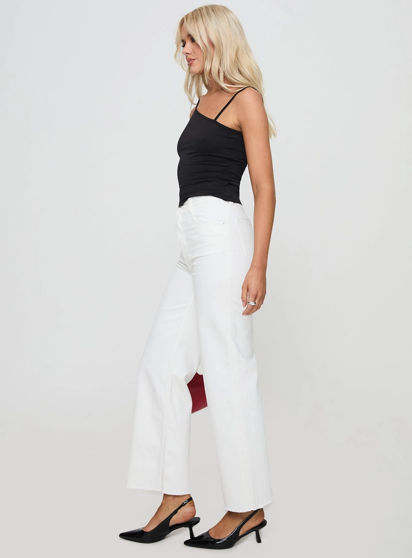 Effortless Style Classic Wear Morning Stroll Fawcett Jeans White