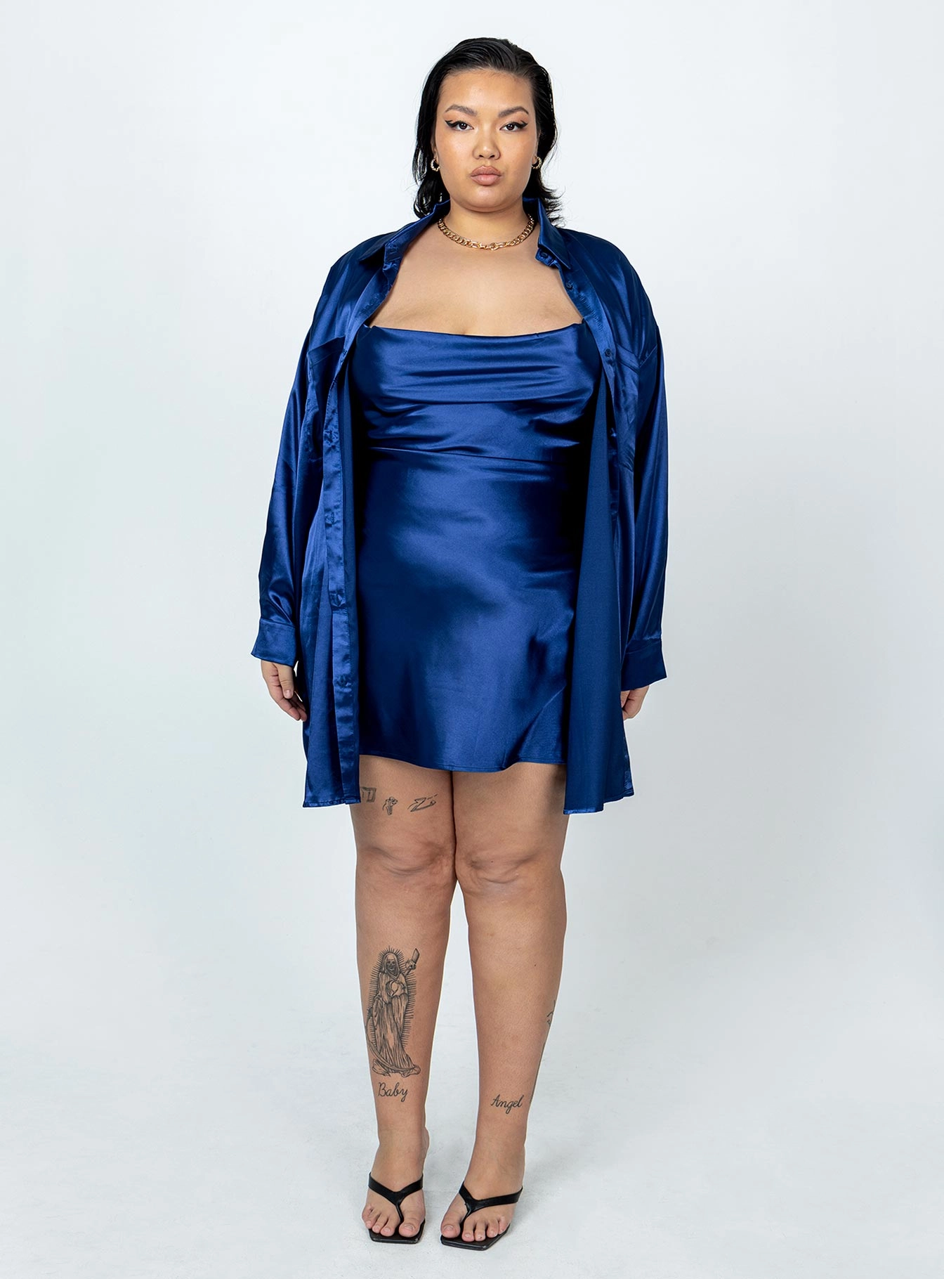 French Vibe Annalise Set Navy Curve