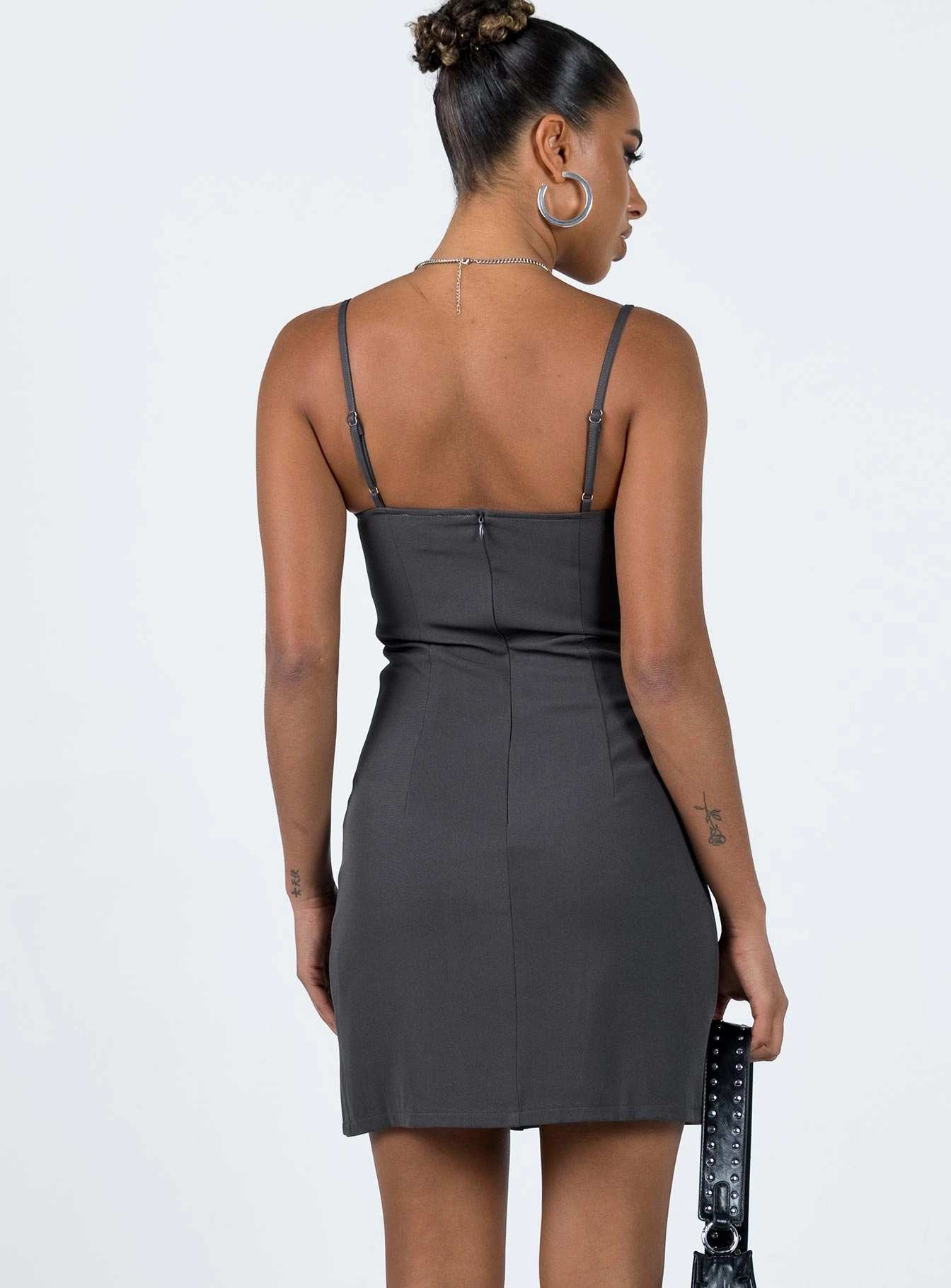 Perfect For Work Archette Corset Mini Dress Slate