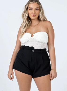 wrinkle - resistant raincoat Nalah Shorts Black