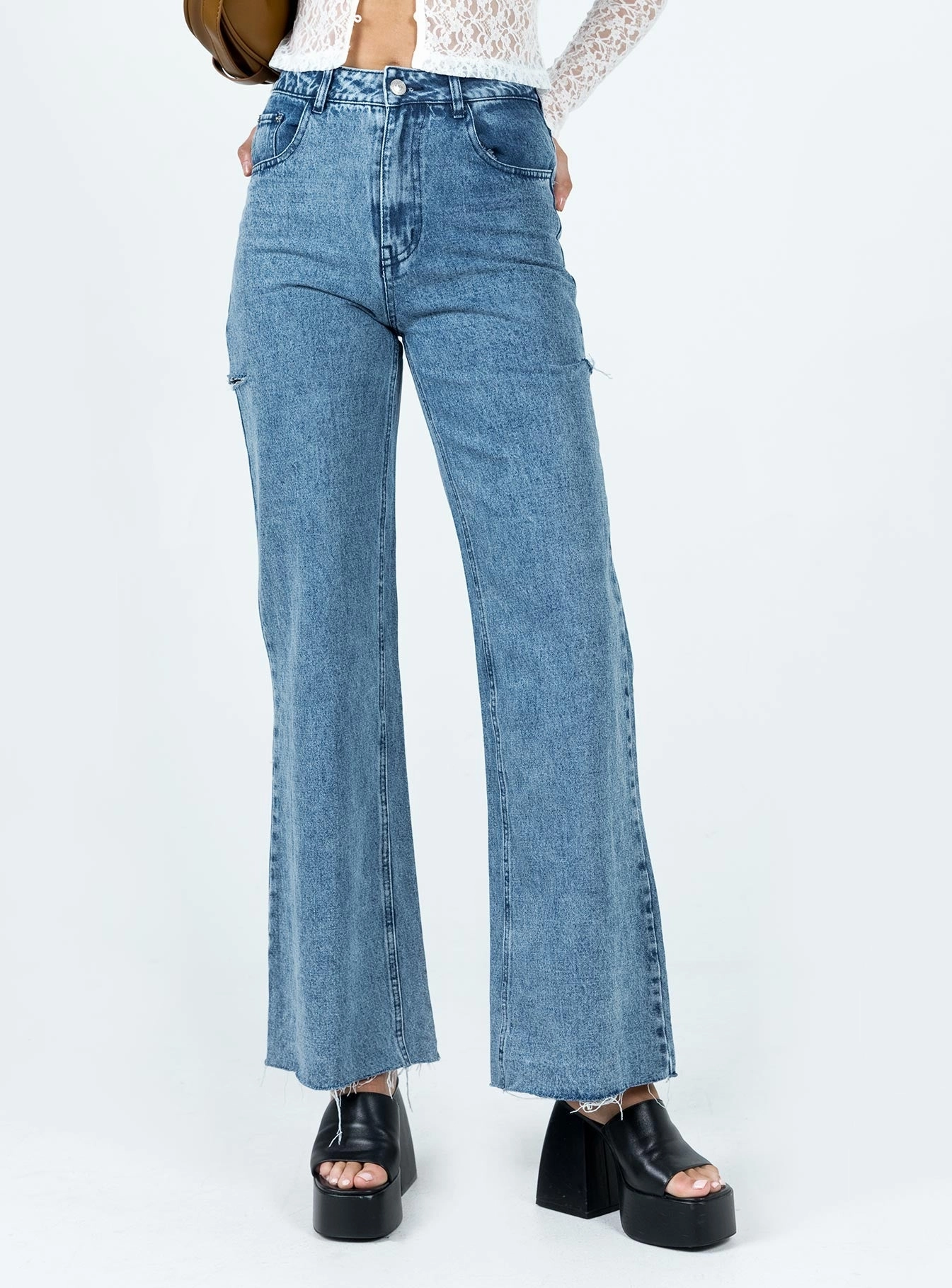 Premium Outdoor Enthusiast Flloyd Wide Leg Jean Denim