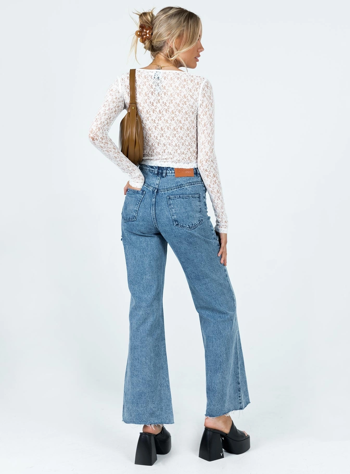 Flloyd Wide Leg Jean Denim Student Outfit Streetwear Fan
