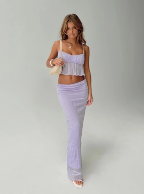 Forrester Peplum Set Lilac Natural Look