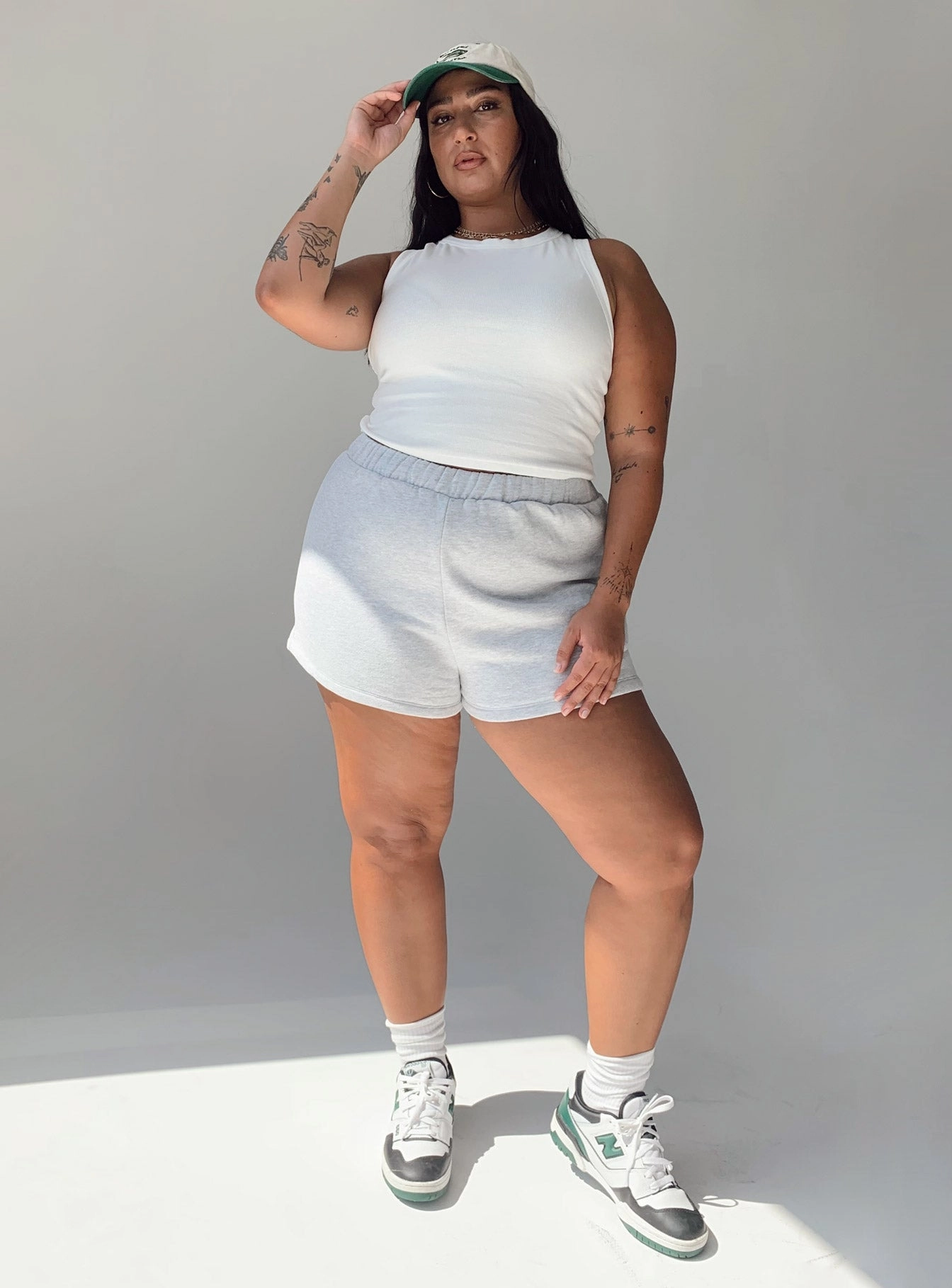 Florida Shorts Grey Curve Stretch Fabric