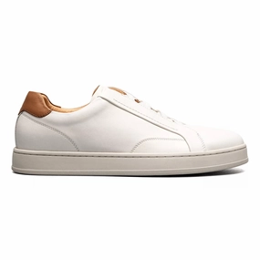 Florsheim Men's Monopoli Elastic Lace Off-White/Cognac Vine Path Easy Match