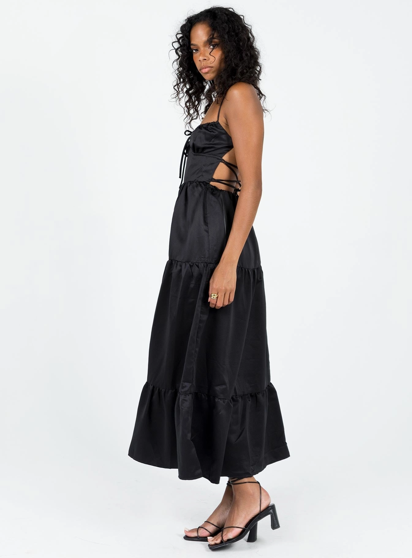 Kuzen Maxi Dress Black Spring Style