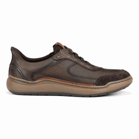 Fluchos Men's Rocky Guinea Bora Cafe/Dark Brown Leather Minimal Pressure