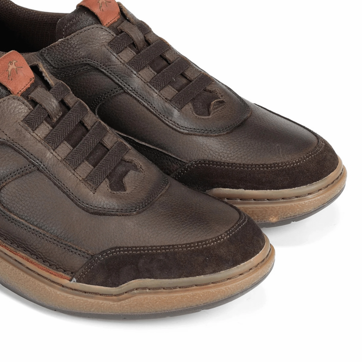 Clean Cut Fluchos Men's Rocky Guinea Bora Cafe/Dark Brown Leather