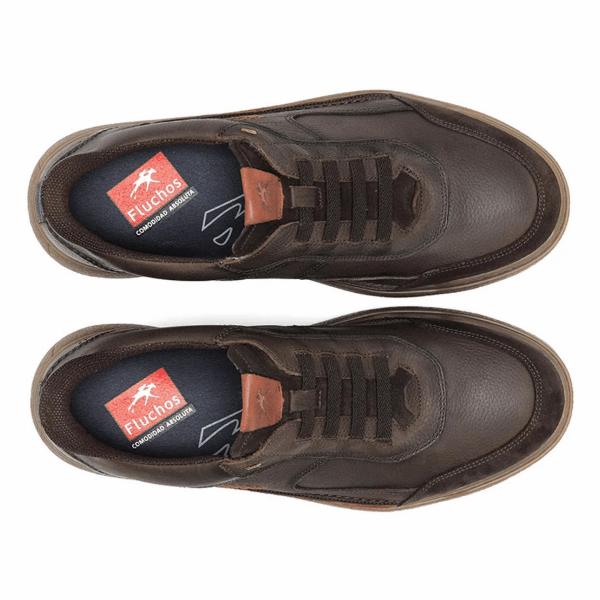 Range Hike Lightweight Mesh Fluchos Men's Rocky Guinea Bora Cafe/Dark Brown Leather