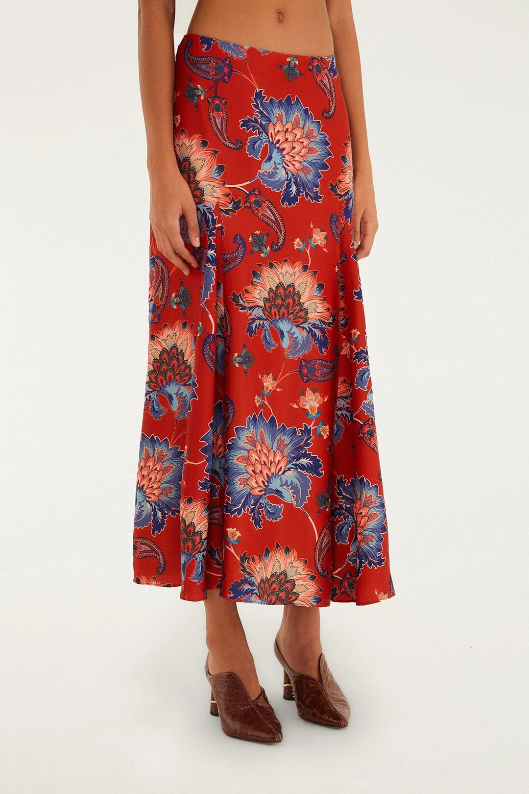 Red Luang LENZING? Maxi Skirt Breezy Style