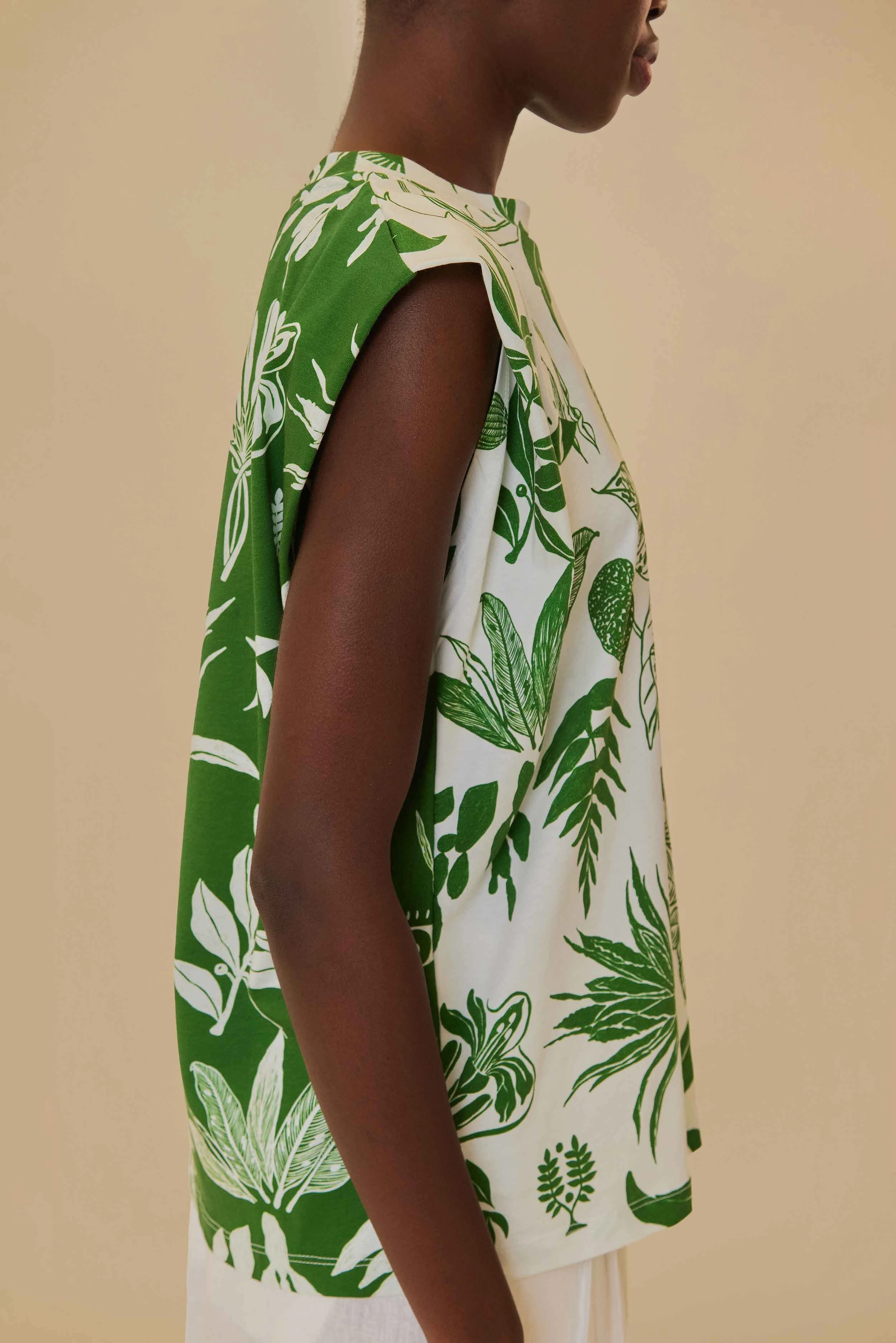 Non Irritating Collar Forest Soul Mix T-Shirt