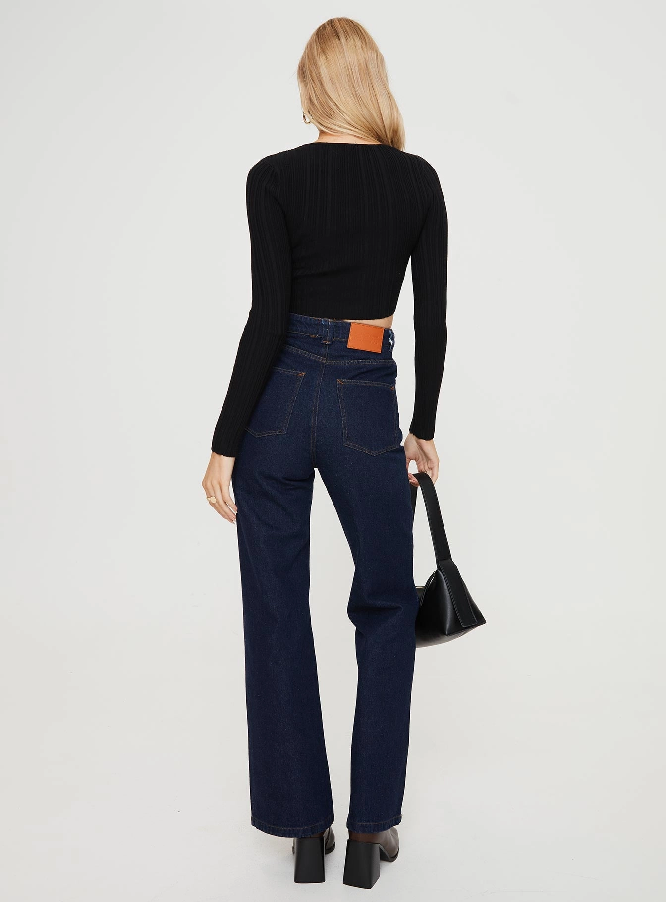 Artist Vibe Premium Zephee Wide Leg Jeans Dark Wash
