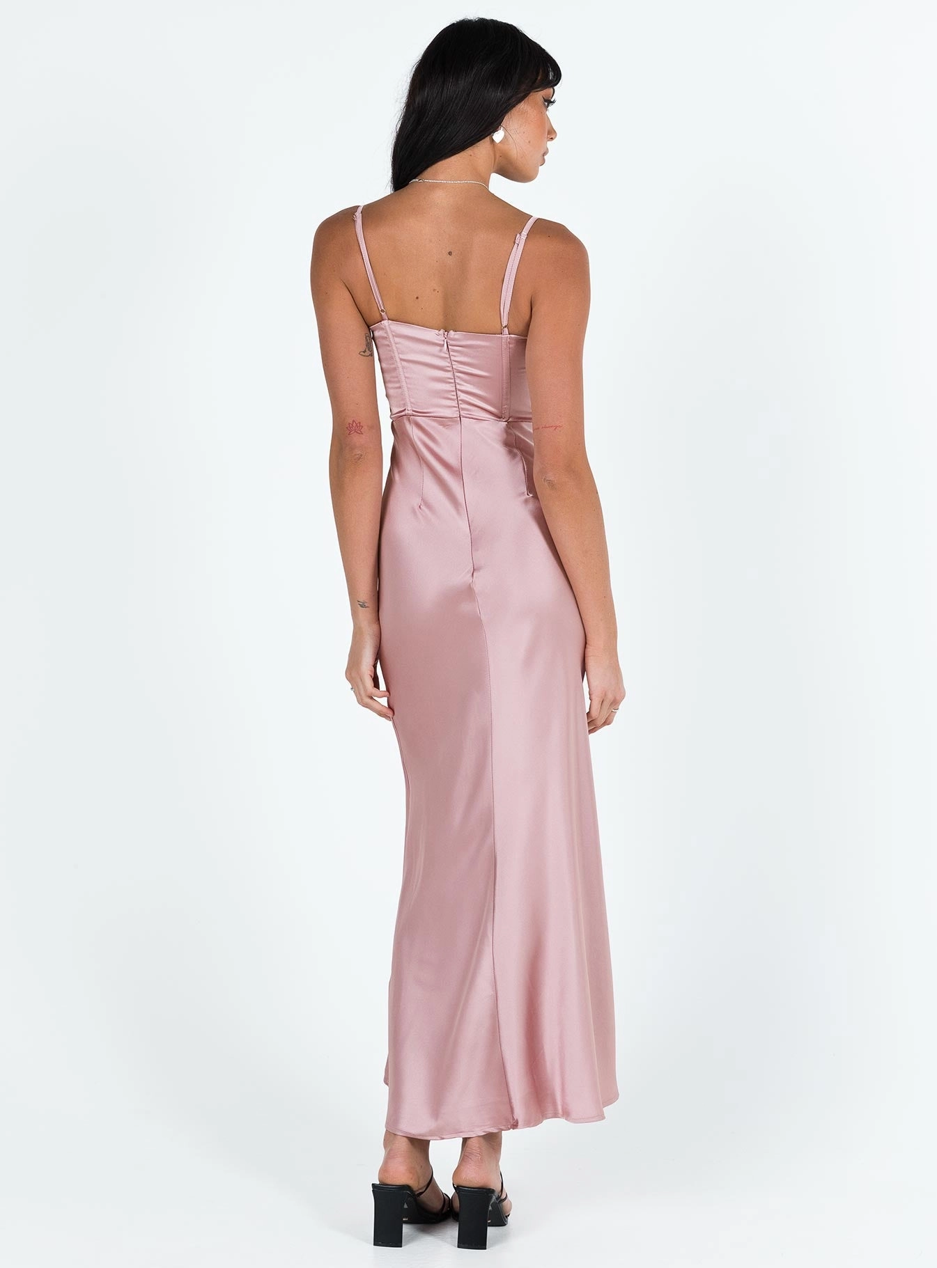 Macrae Maxi Dress Mauve Soft Drape Seasonal Essential