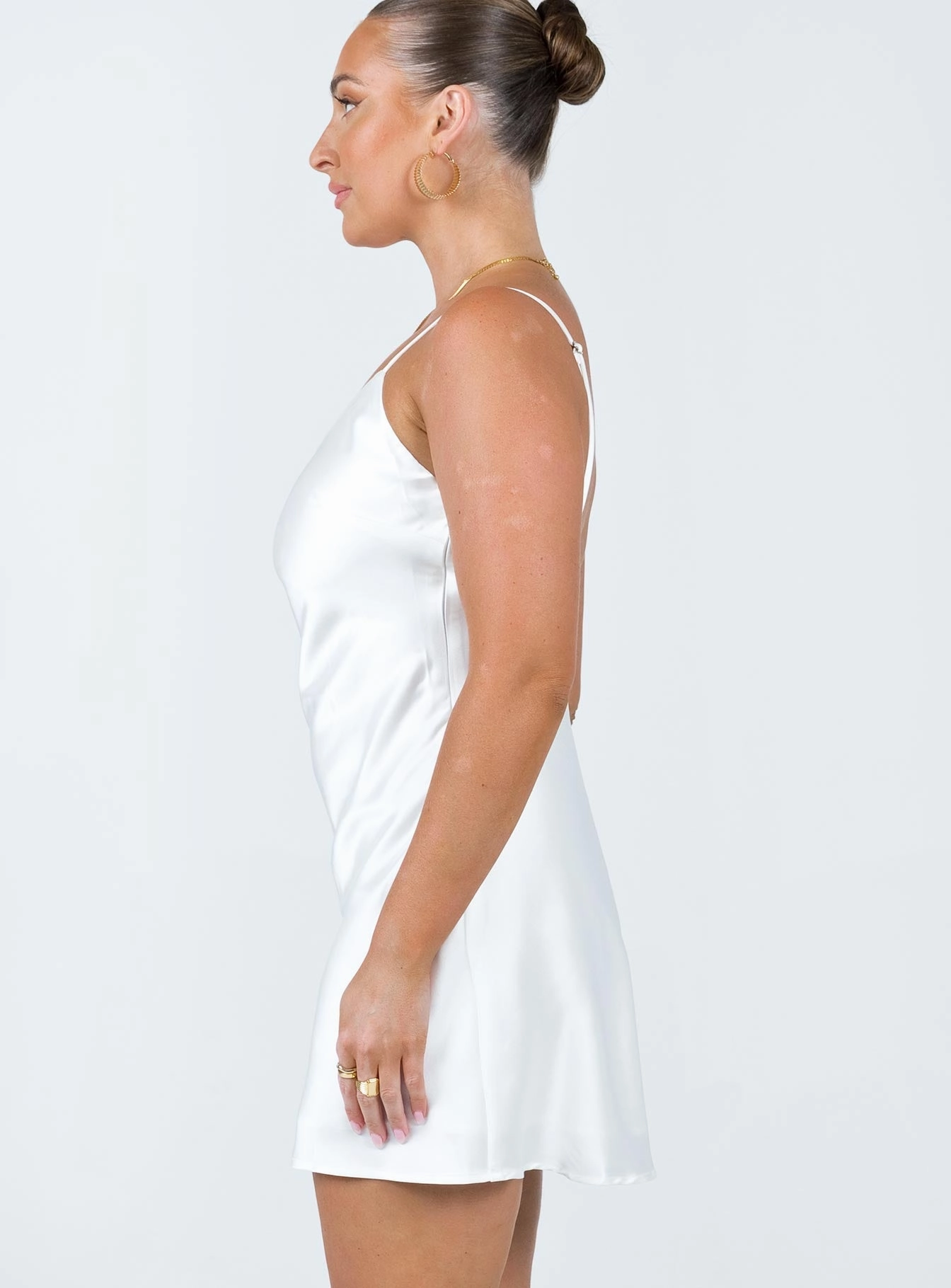 Comfy Fit Kalesi Mini Dress White