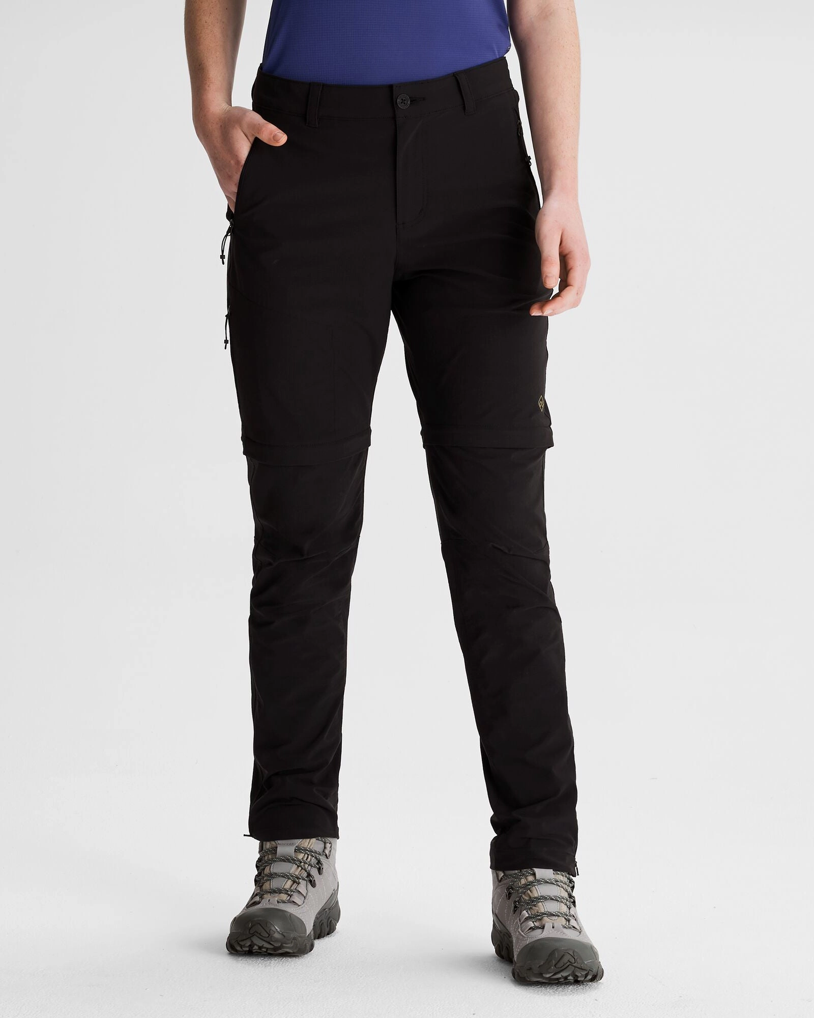 Quick Change Move Friendly Women's Flinders Convertible Pants - Black
