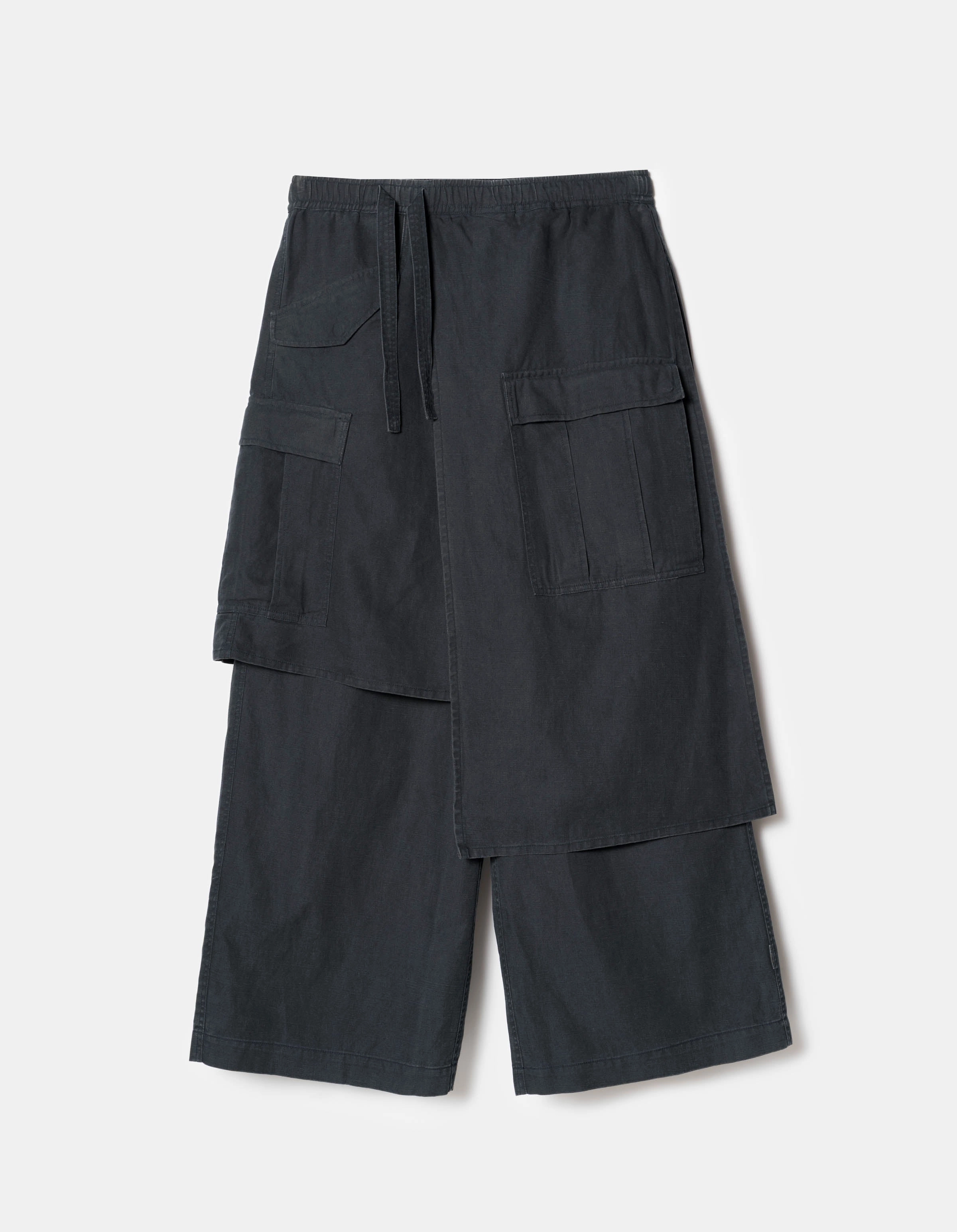 ErgonomicStitching 4588 Asym Cargo Hakama Pants Navy