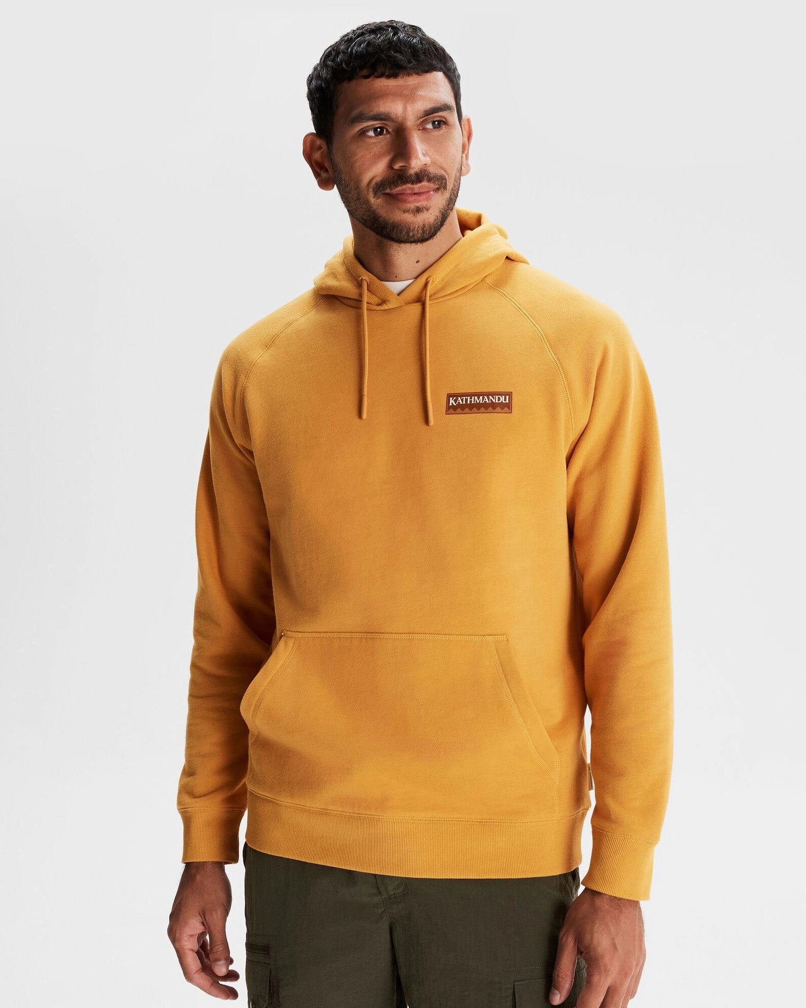 Snuggle Look Men's Heritage Logo LT BB Hoodie  - Mustard Yellow