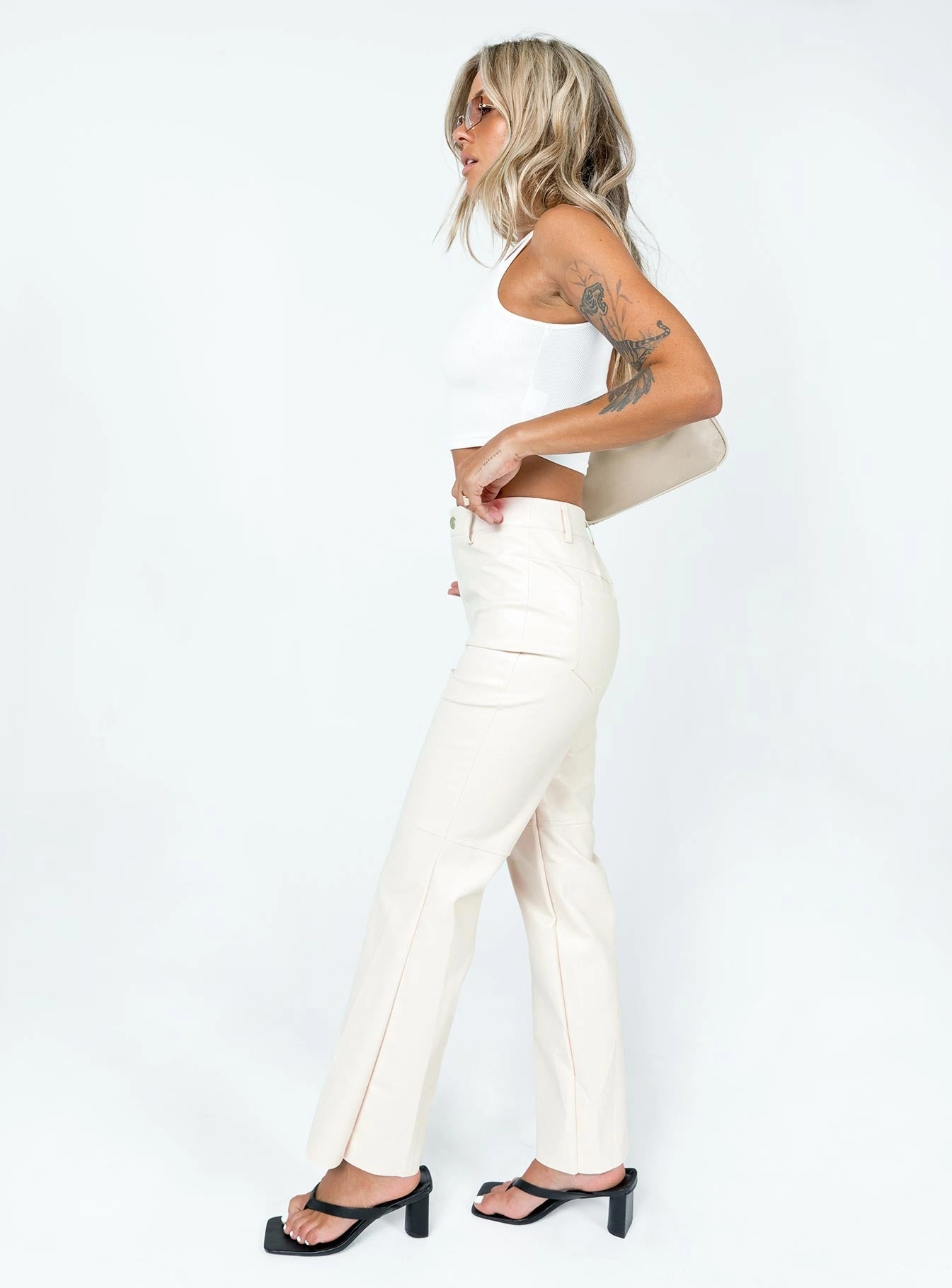 Macey Pants Cream NoiseReducingFabric