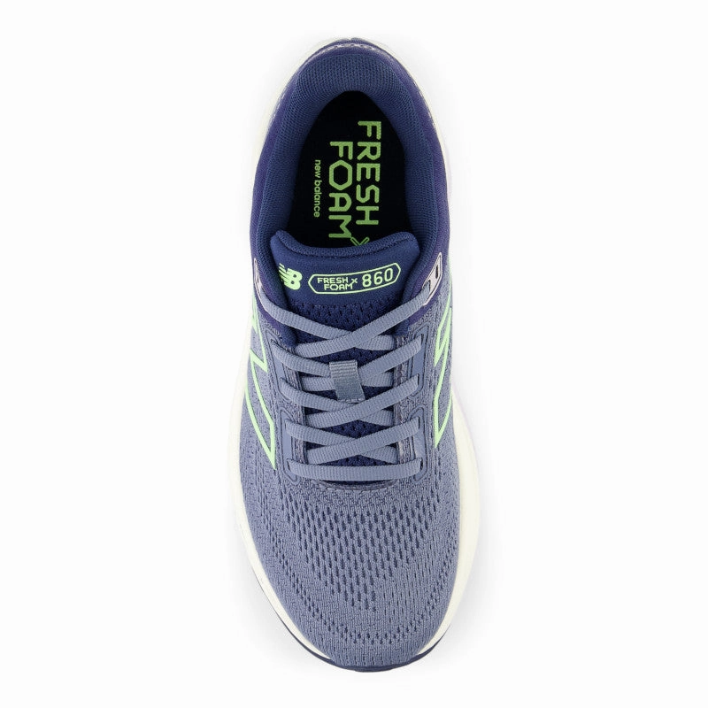 Fresh Foam X 860v14 - Arctic Grey with Sea Salt and Bleached Lime Glo - Women's Flexible Traction Grip circular - design shoes