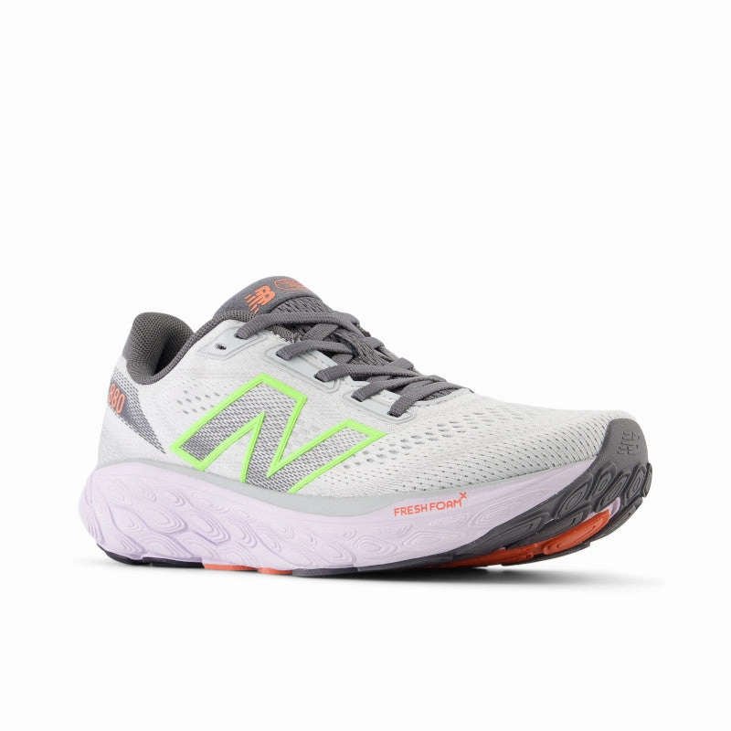 rough shoes camouflage running shoes Fresh Foam X 880v14 - Grey Matter with Taro and Bleached Lime Glo - Women's