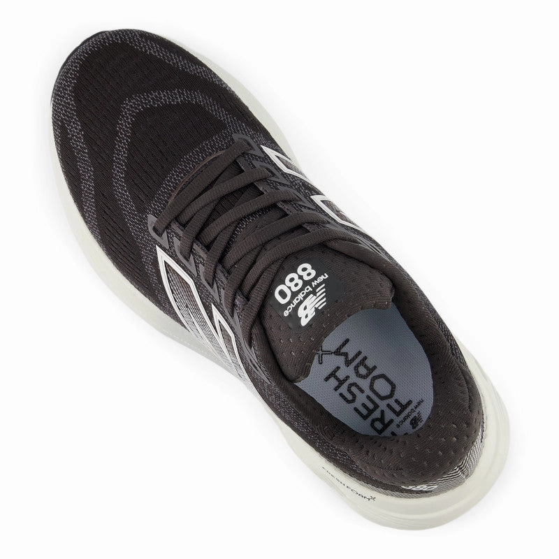 Torque Control Plate oval - design shoes Fresh Foam X 880v15 - Black Cement with Sea Salt and Silver Metallic - Women's